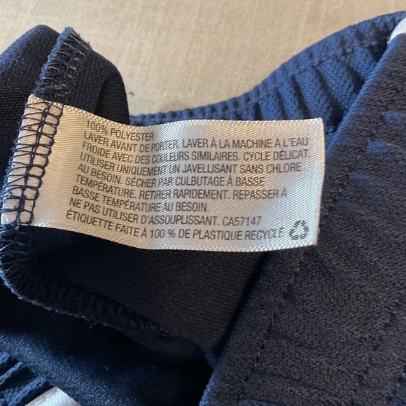 Classic Navy Kids Shorts with White Stripes - Picture 5 of 6